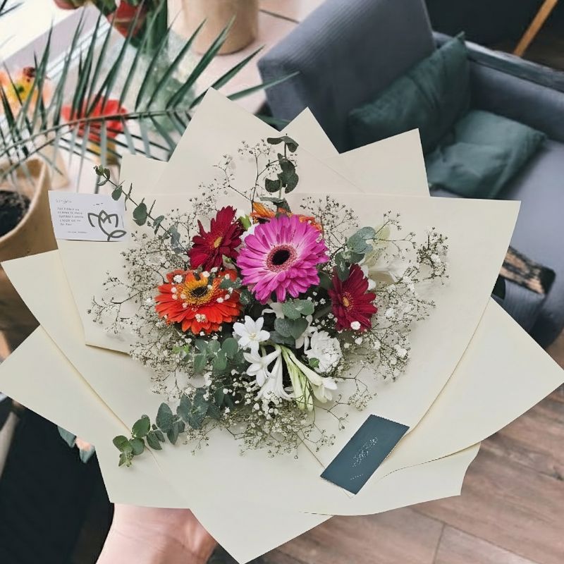 Ramo clásico 5 gerberas