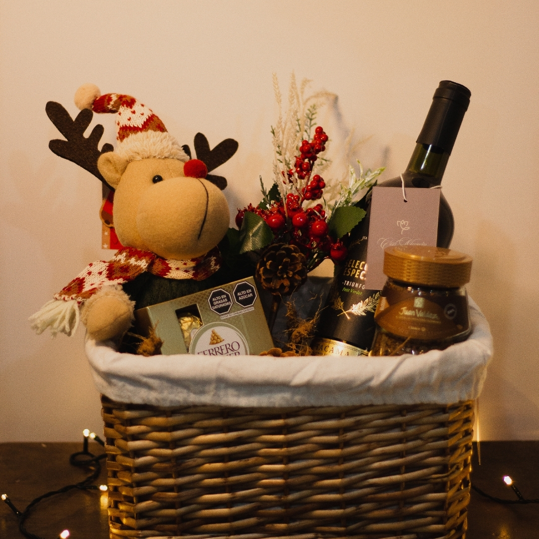 Canasta Gratitud Mimbre